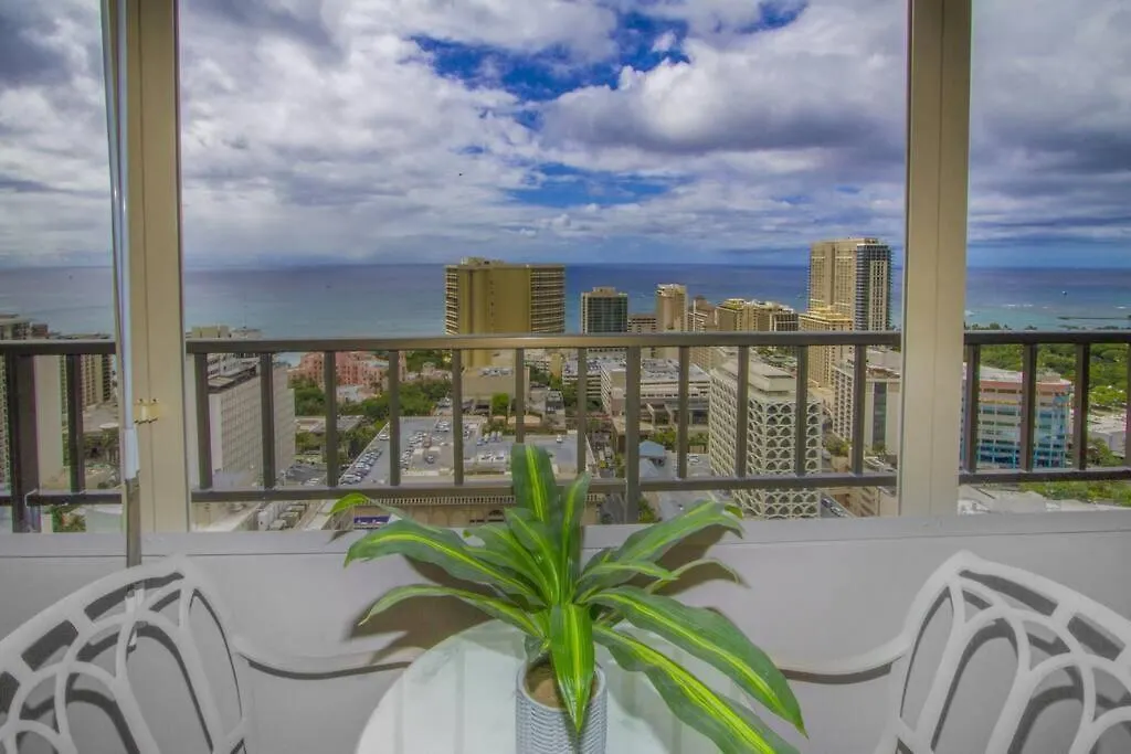 Royal Kuhio Penthouse With Ocean View On 35Th Floor Apartamento Honolulu
